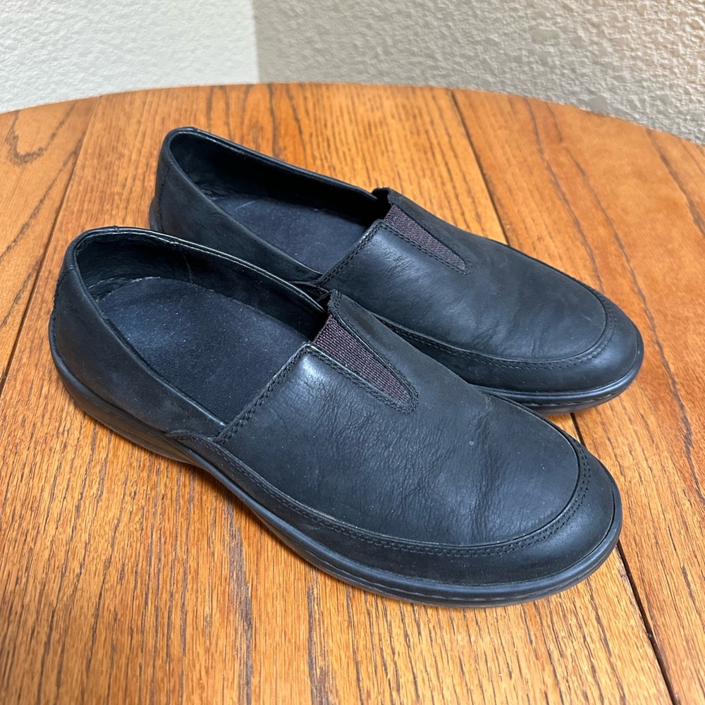 Born Lex black slip-on loafers